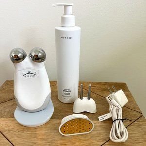 NuFACE Trinity Facial Toning Device with attachments